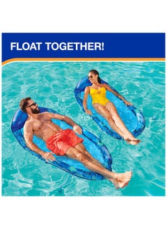 SwimWays Swimways Elite Spring Float Hammock Pool Lounger, Inflatable Pool Floats Adult with Fast Inflation, Pool Hammock for Adults up to 250 lbs  - Image 4
