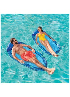 SwimWays Swimways Elite Spring Float Hammock Pool Lounger, Inflatable Pool Floats Adult with Fast Inflation, Pool Hammock for Adults up to 250 lbs  - Image 2