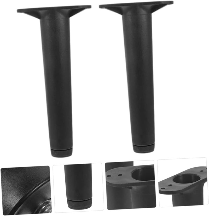 TEHAUX 2Pcs Adjustable Bed Support Legs Furniture Feet Replacement Height Adjustable Bed Frame Legs Sturdy Easy to Install for Sofas Beds Cabinets - Image 5