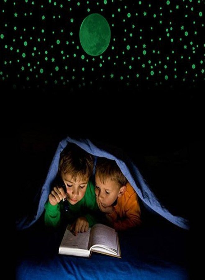 DreamKraft ملصقات جدارية مضيئة في الظلام من الفينيل بتصميم برطمانات كرتونية من دريم كرافت، مقاس 30 × 24 سم، 4 أوراق، لون أخضر - Image 5