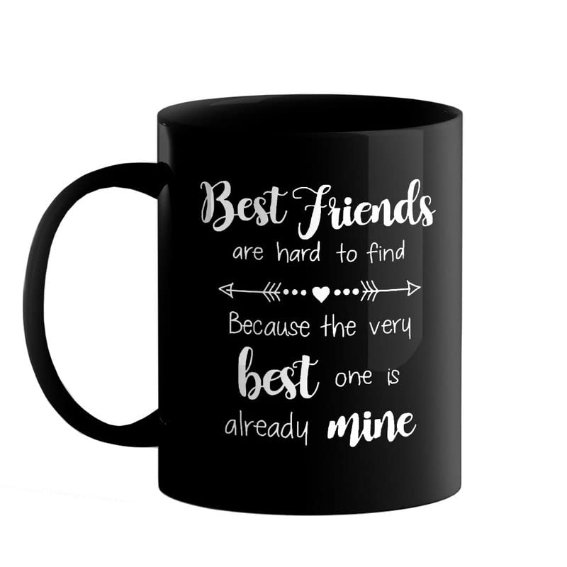 Happu Ceramic Happy Friendship Day Coffee Mug With 1 Friendship BandBest Friends Are Hard To FindFriendship Day Gifts For BoysGirlsGifts For Friendship Day For BoysGirls325 Ml11Oz5893Bp - Image 2