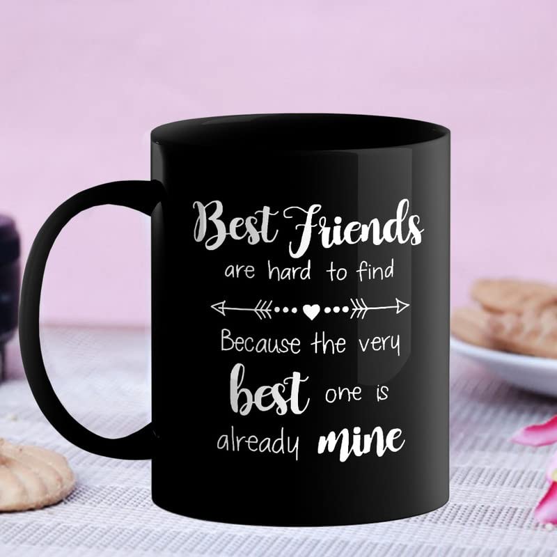 Happu Ceramic Happy Friendship Day Coffee Mug With 1 Friendship BandBest Friends Are Hard To FindFriendship Day Gifts For BoysGirlsGifts For Friendship Day For BoysGirls325 Ml11Oz5893Bp - Image 5