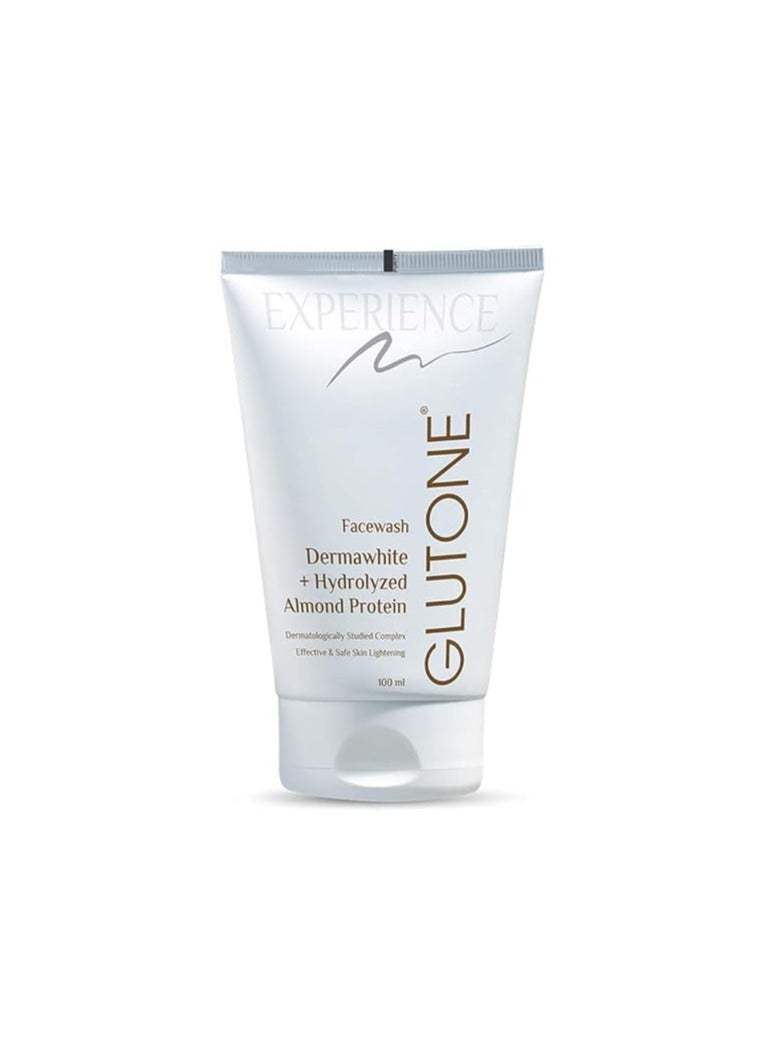 Glutone Face Wash DermaWhite + Hydrolyzed Almond Protein 100 ml - Image 1