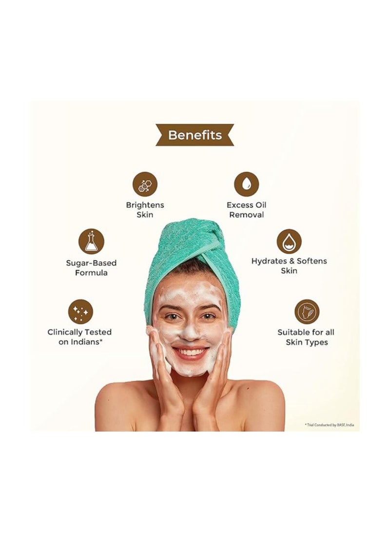 Glutone Face Wash DermaWhite + Hydrolyzed Almond Protein 100 ml - Image 2