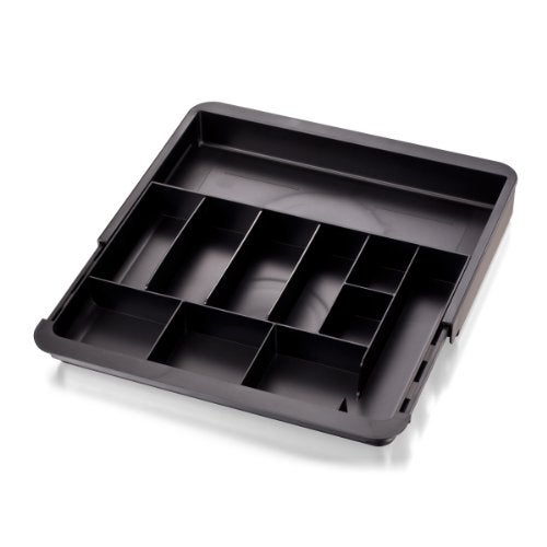 Officemate Recycled Expandable Drawer Tray, 10 3/8 W - 16 W, Black (26372) - Image 4