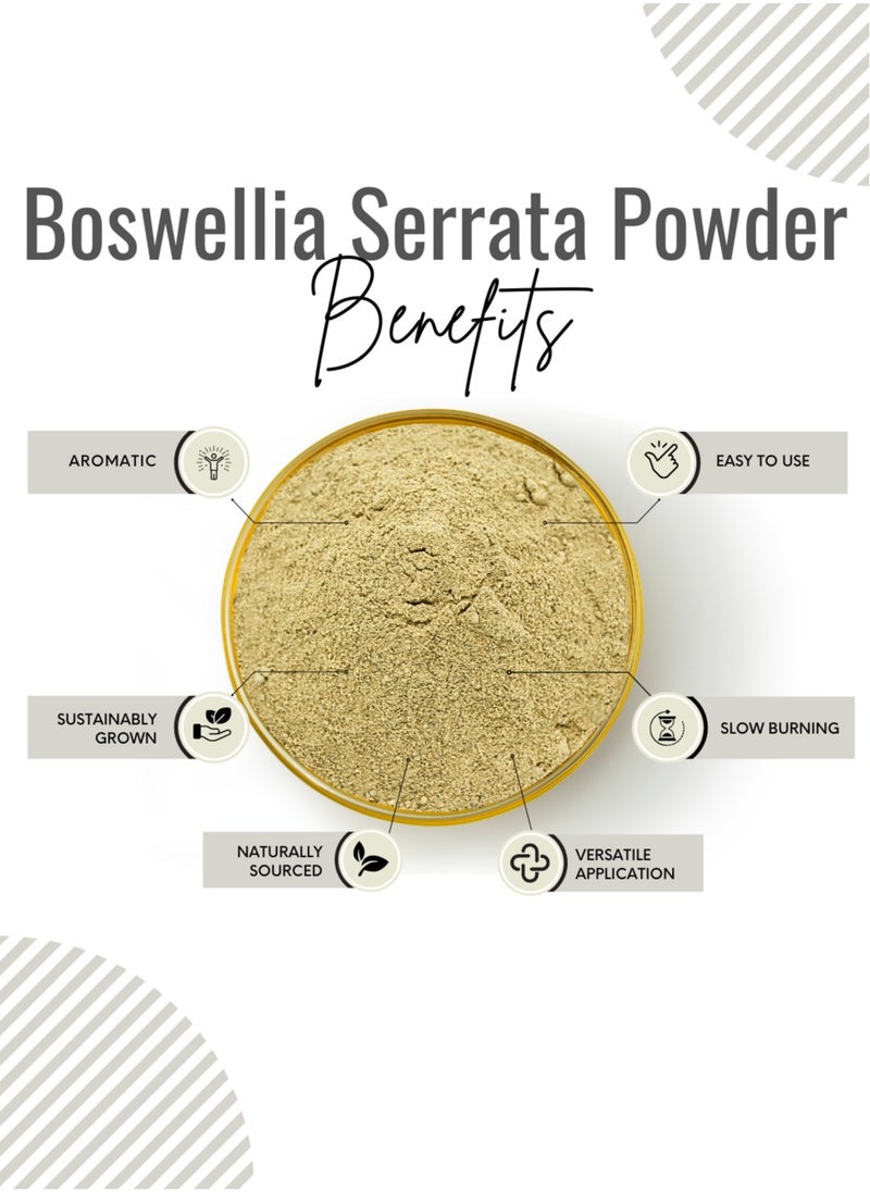 Awafi Mill Boswellia serrata Powder - Indian Frankincense | Natural & Non-GMO | Frankincense from India | Vegan | Sacred Aromatherapy Ingredient  - Image 3