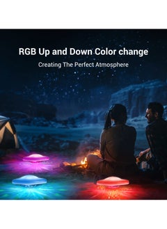 CMGTYYD saucer Floating Pool Lights,Floating Light Pool Decor Waterproof,Upper Lower Color Changing 7 lighting Dynamic Effects Water Illumination for Gathering,Birthday,Party,swimming pools  - Image 3