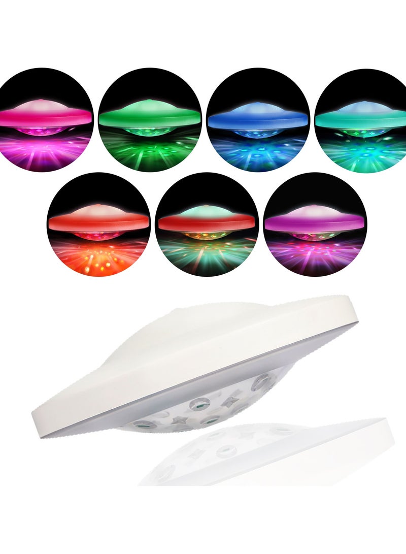 CMGTYYD. 1Pieces مصغرة LED أضواء الغوص ، أضواء تحت الماء مقاومة للماء RGB متعددة الألوان LED إضاءة الشمعة مع أجهزة التحكم عن بعد لسباحة حوض السباحة زجاجة ديكور هالوين عيد الميلاد - Image 1