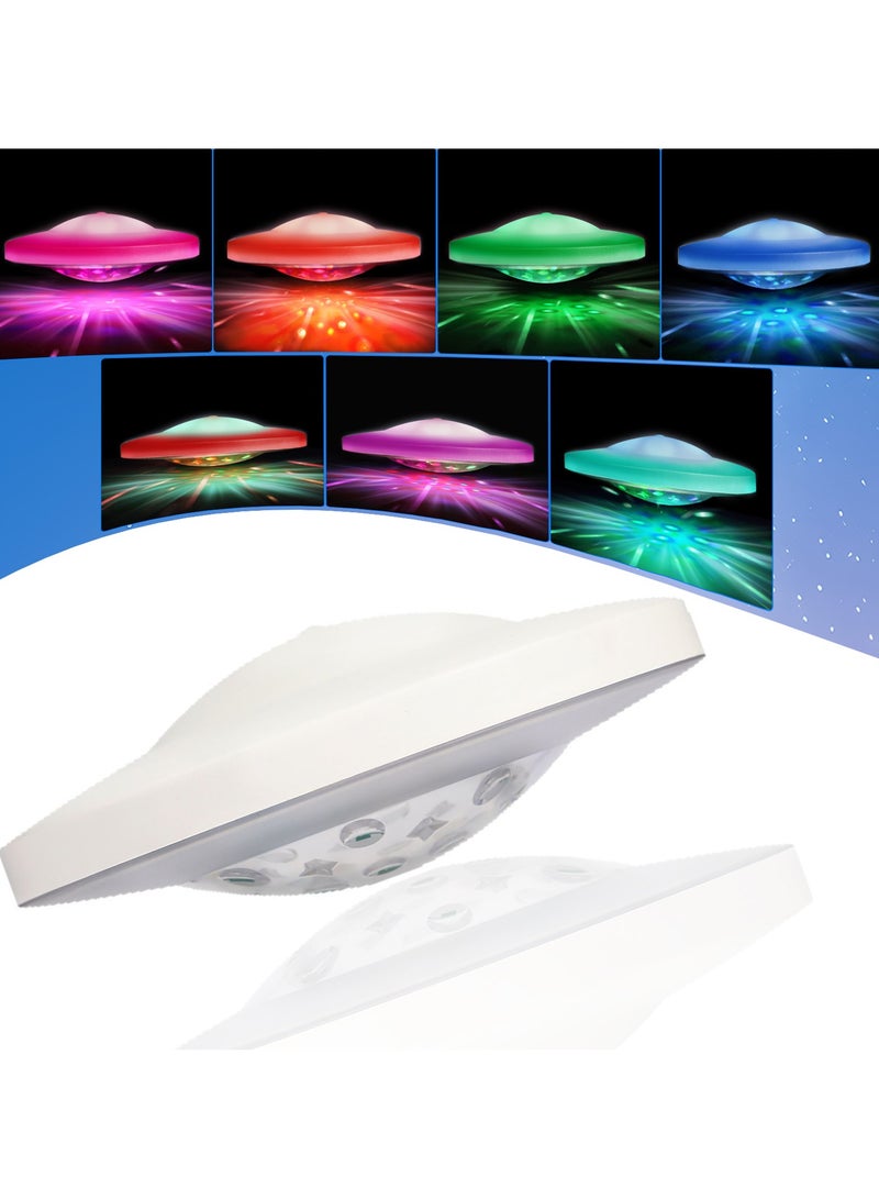 CMGTYYD Nighttime Color-Changing Pool Lights - Underwater Lights Waterproof RGB Multi Colour LED Candle Lighting for Swimming Pool Aquarium Vase Decoration Halloween Christmas Multi-Color Pool Spotlights, Party Essential Ambient Lighting - Image 1