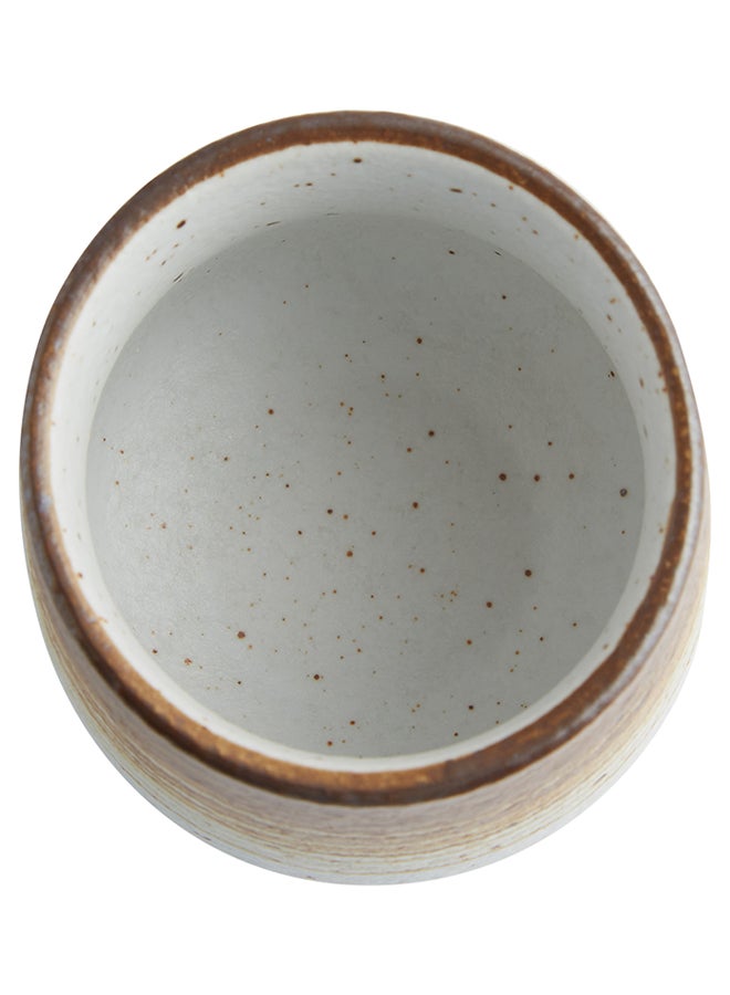 Special Brown Ceramic Coffee Mug – 8.2 x 8.2 x 6.8 cm – Stylish  Durable for Hot Beverages Brown 8.2 x 8.2 x 6.8cm - Image 2