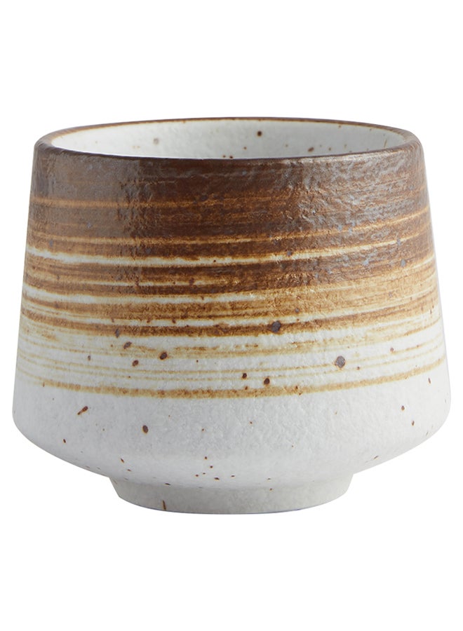 Special Brown Ceramic Coffee Mug – 8.2 x 8.2 x 6.8 cm – Stylish  Durable for Hot Beverages Brown 8.2 x 8.2 x 6.8cm - Image 1