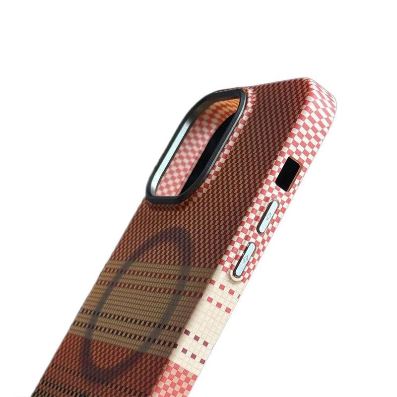 PC MagSafe Case for iPhone 13 with Drop Protection and Strong Magnetic plus Shockproof plus Full Coverage plus Skin Feel in Kevlar - ModaStar - Image 5