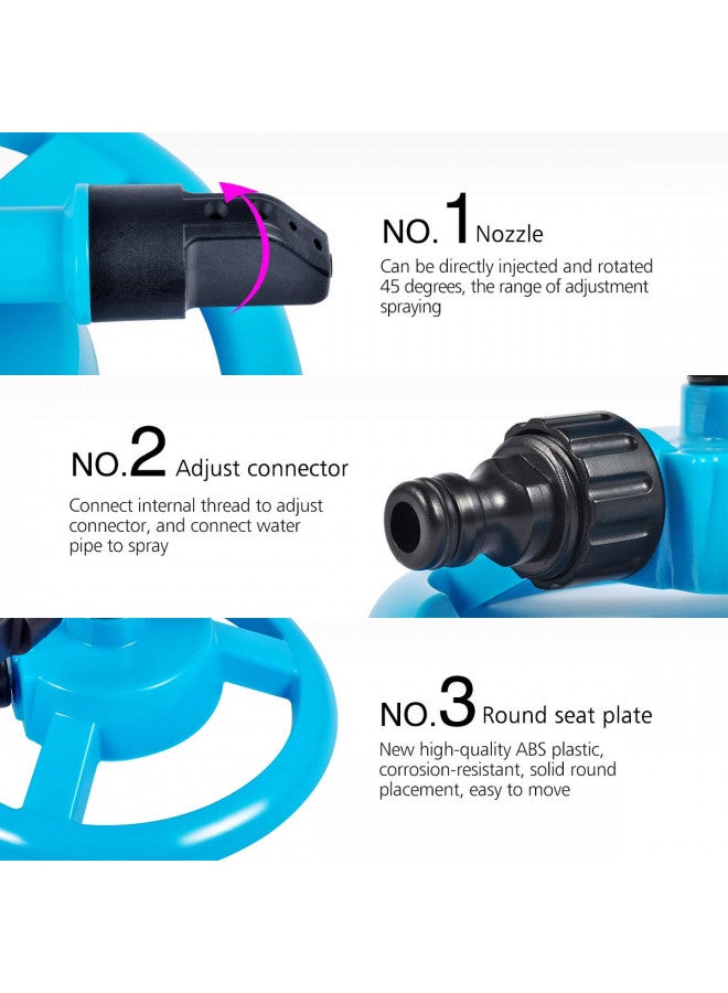Kadaon Lawn Sprinkler Automatic Garden Water Sprinklers Lawn Irrigation System Large Area Coverage Rotation 360 Degree - Image 4