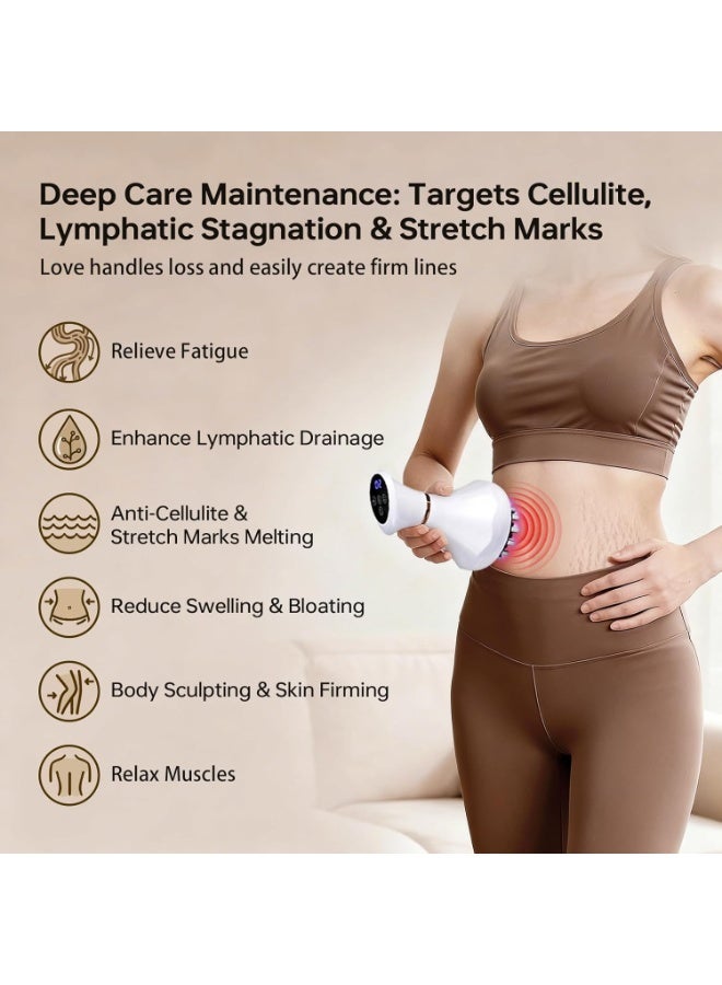 Body Sculpting Machine, Lymphatic Drainage Massager & Anti Cellulite Tool, Helps Reduce Stretch Marks & Cellulite, Targeted Pain Relief for Sciatica, Back, Hip, Joint & Muscles - Image 3