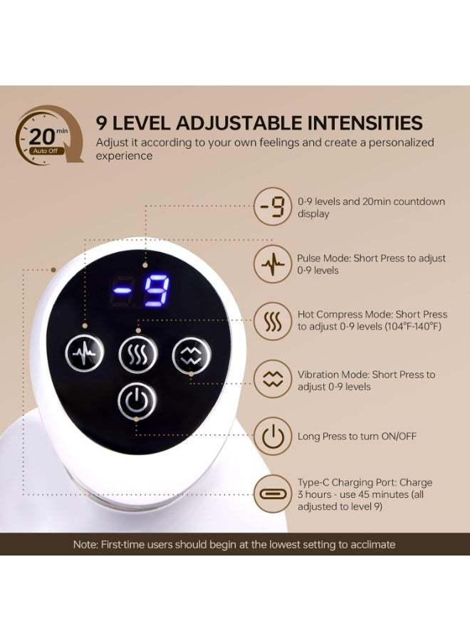 Body Sculpting Machine, Lymphatic Drainage Massager & Anti Cellulite Tool, Helps Reduce Stretch Marks & Cellulite, Targeted Pain Relief for Sciatica, Back, Hip, Joint & Muscles - Image 5