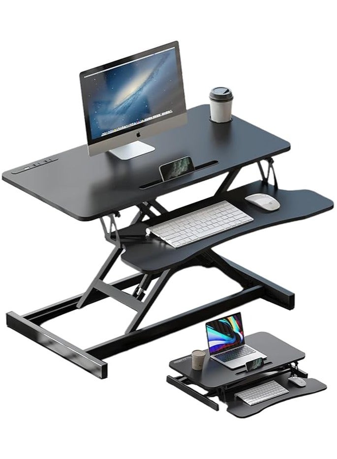 Green Tiger Green Tiger Height Adjustable Computer Desk Monitor Stand 80cm x 40cm Z04EEBF2A8B8FD8099D0EZ