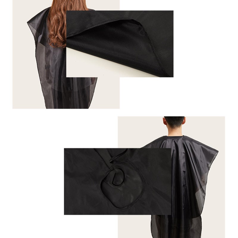 Hair Cutting Cape: Waterproof Nylon Adjustable Neck Strap - Anti-Static Lightweight Hair Dye Cape for Home Salon Barber Use - Image 5