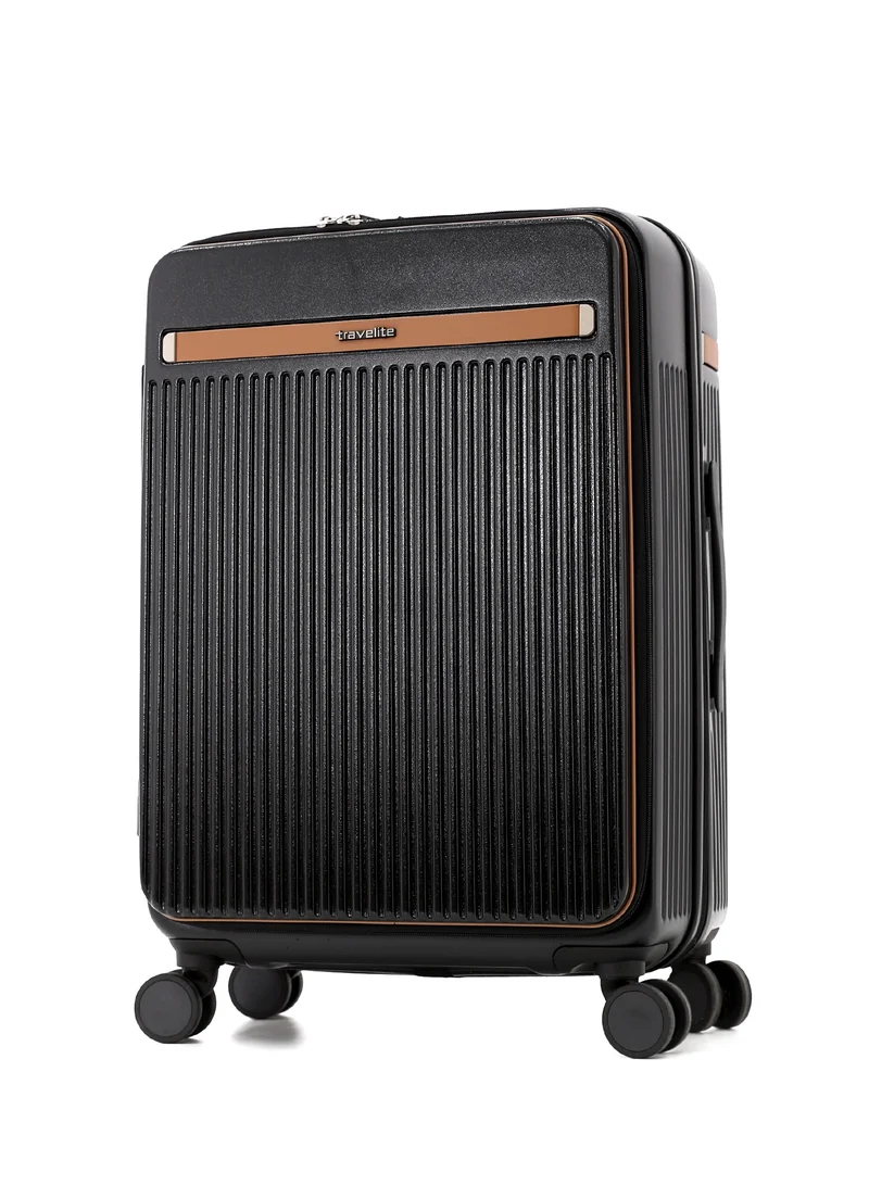 ترافلايت Travelite 4-Piece Hardside Luggage Set 28” Large, 24” Medium, 20” Carry-On + Makeup Bag, Polycarbonate (PC)