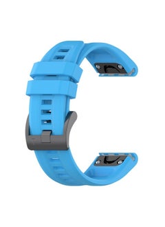 Replacement Strap For Garmin Instinct 2S 20mm Silicone Solid Color Watch Band Blue