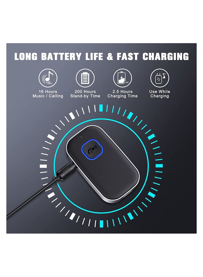 NIBEMINENT Universal Bluetooth 5.0 Receiver Aux Adapter Music Is Suitable For Car Home Stereo/Wired Headset/Hands-free Call  - Image 4