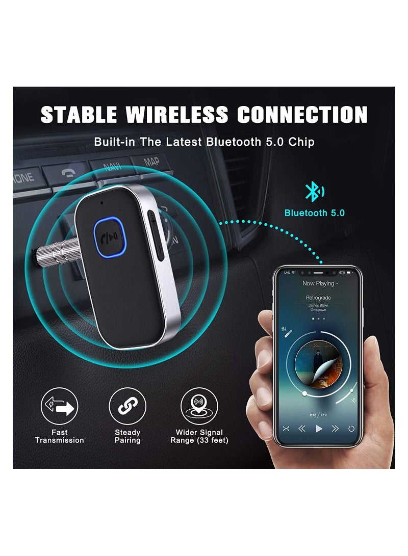 NIBEMINENT Universal Bluetooth 5.0 Receiver Aux Adapter Music Is Suitable For Car Home Stereo/Wired Headset/Hands-free Call  - Image 3