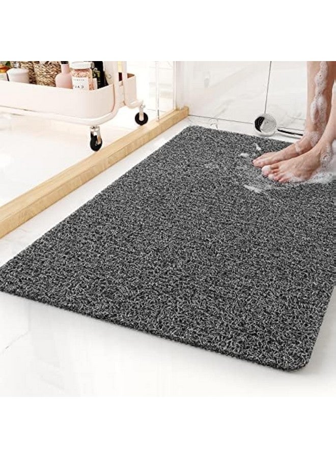 MontVoo Non-Slip Bathtub Mat, 17x 30 Inch, Shower Mats for Bath Tub, PVC Loofah Bathroom Mats for Wet Areas, Quick Drying - Image 1