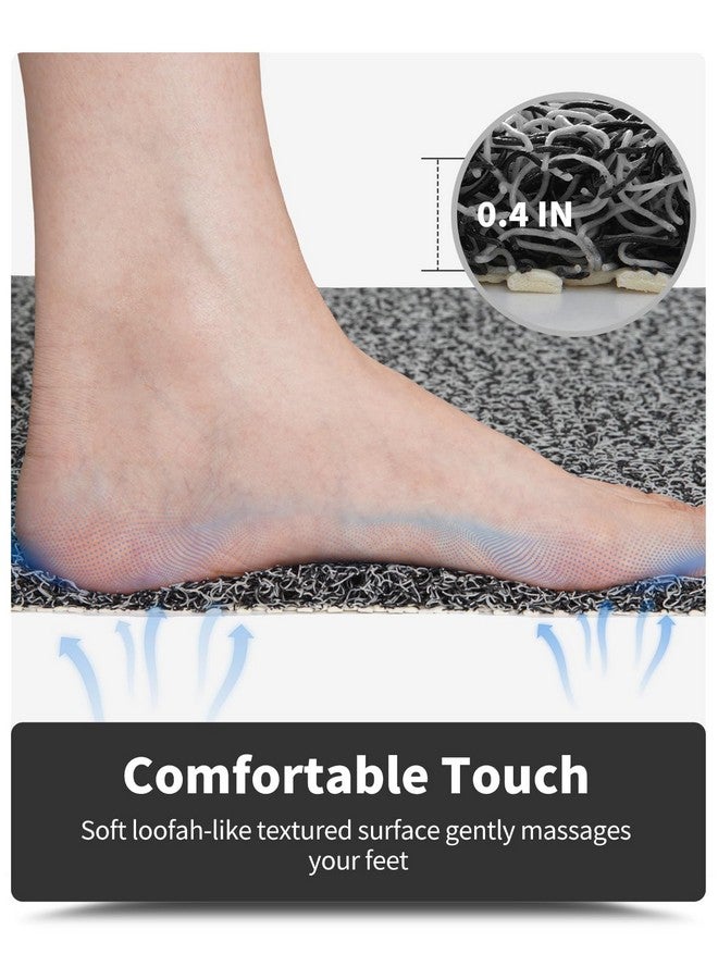 MontVoo Non-Slip Bathtub Mat, 17x 30 Inch, Shower Mats for Bath Tub, PVC Loofah Bathroom Mats for Wet Areas, Quick Drying - Image 3