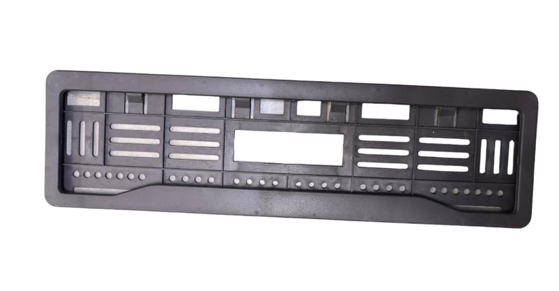 CABIX Car IND Number Plate Frame Cover Black HSRP Standard Size (Front and Back) Full Open Universal for Hyundai Exter/Creta/Venue/Verna/Alcazar/Tucson/i10/i20/i10 Grand Nios/Santro/Xing/Au - Image 2