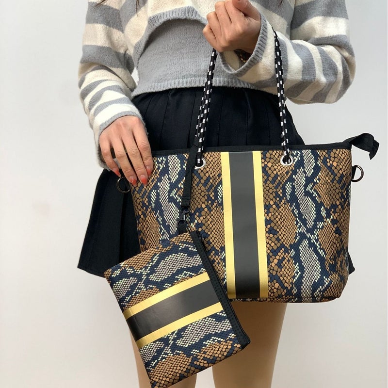 Diving Material Tote Bag Outdoor Women'S Shoulder Bag Zipper Large Capacity Portable Beach Bag - Image 2