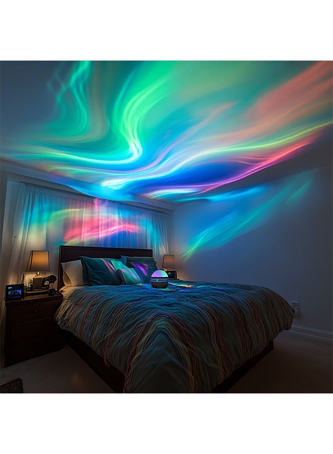 HOMESTAR [Aurora Projector] 7 Lighting Effects Aurora Borealis Starry Sky Projector | LED Star Projector Night Light with Remote, Galaxy Star Projector - Bedroom Night Light Projector for Camping, Holiday Party, Wedding Decoration, Home Decoration, Mother's Day Gift - Image 1