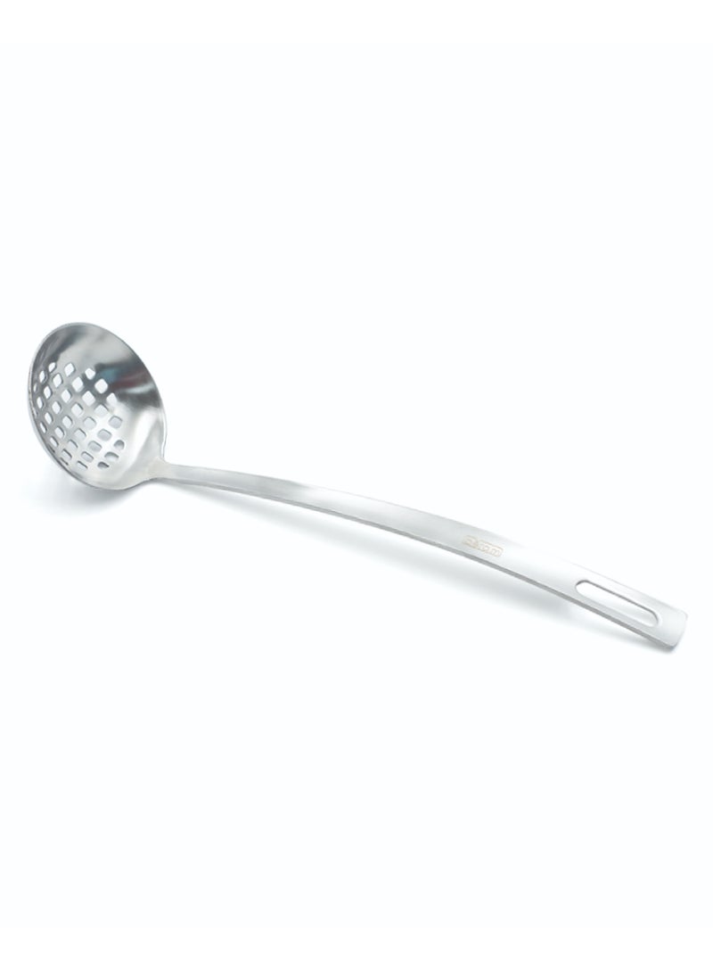 BERAM Skimmer Strainer Stainless Steel Skimmer Soup Ladle Elegant Design Cooking Utensils Kitchen Tool for Frying Straining and Draining (6 CM) - Image 1