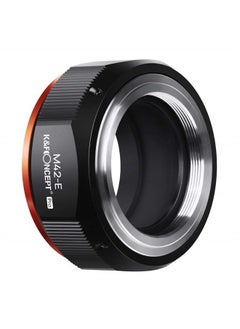K&F Concept Lens Mount Adapter Comaptible for M42 Lens to Sony NEX Alpha E-Mount Camera Compatible with Sony Alpha NEX-7 NEX-6 NEX-5N NEX-5 NEX-C3 NEX-3 with Matting Varnish Design  - Image 1
