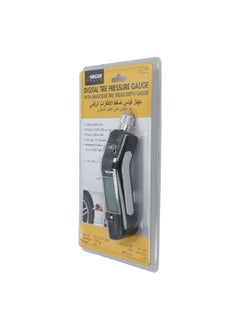 WAGAN Battery Powered Digital Tire Pressure Gauge with Analogue Tire Tread Depth Black 15.5 x 4 x 2.5 cm 2127  - Image 3