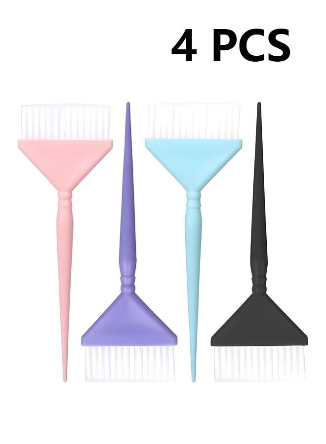 Classic Hair Dye Brush Set: 4 Multi-Use Tint Brushes for Salon-Quality Coloring - Perfect for Highlights, Balayage, and More - Image 1