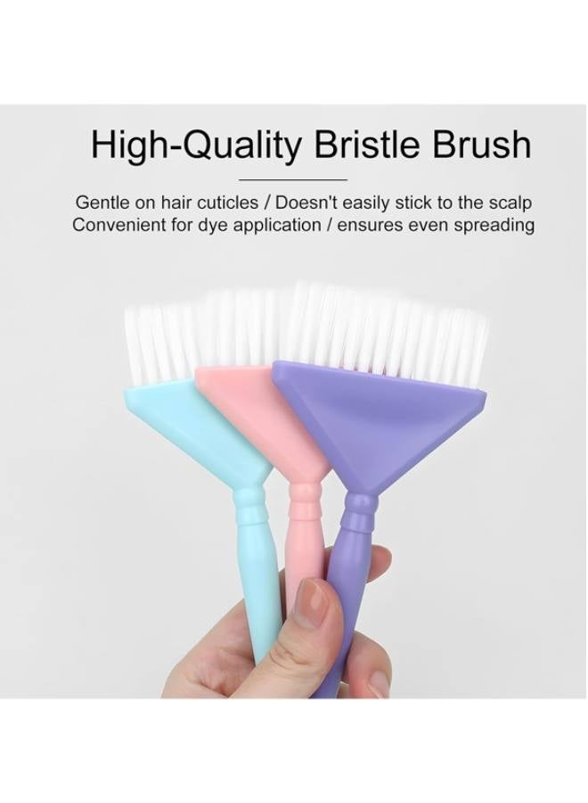 Classic Hair Dye Brush Set: 4 Multi-Use Tint Brushes for Salon-Quality Coloring - Perfect for Highlights, Balayage, and More - Image 3
