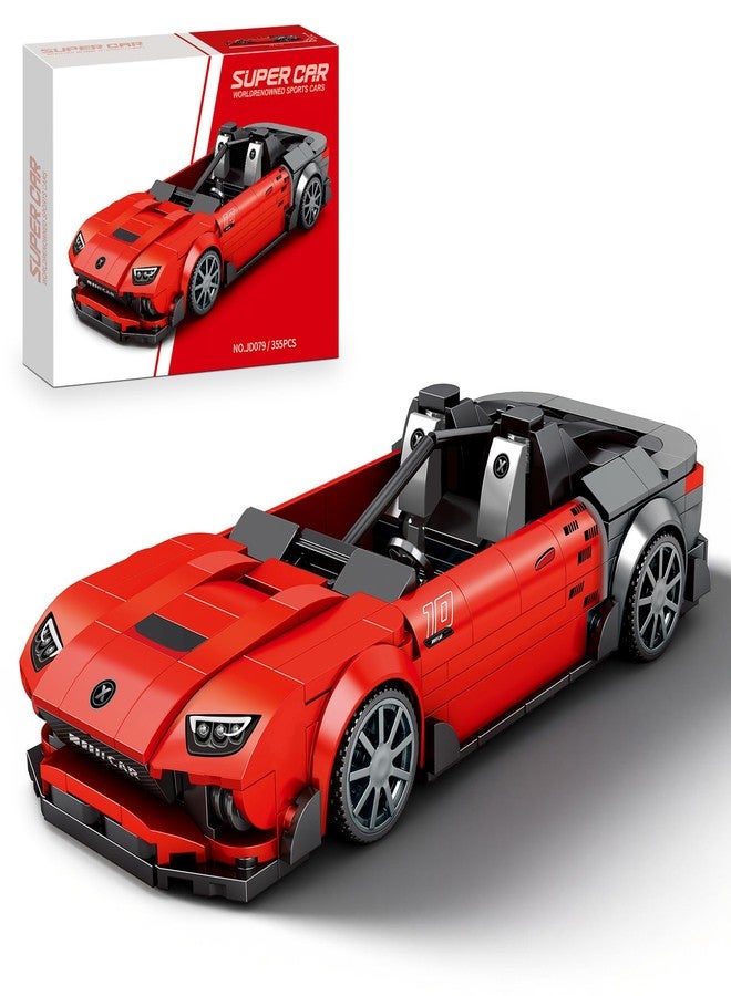 HIGH GODO Sports Car Building Set, MOC Racing Car Decor Model Kit, Cool Cars Toys Gifts for Adults Teens Age 14+ (355 Pieces) - Image 1