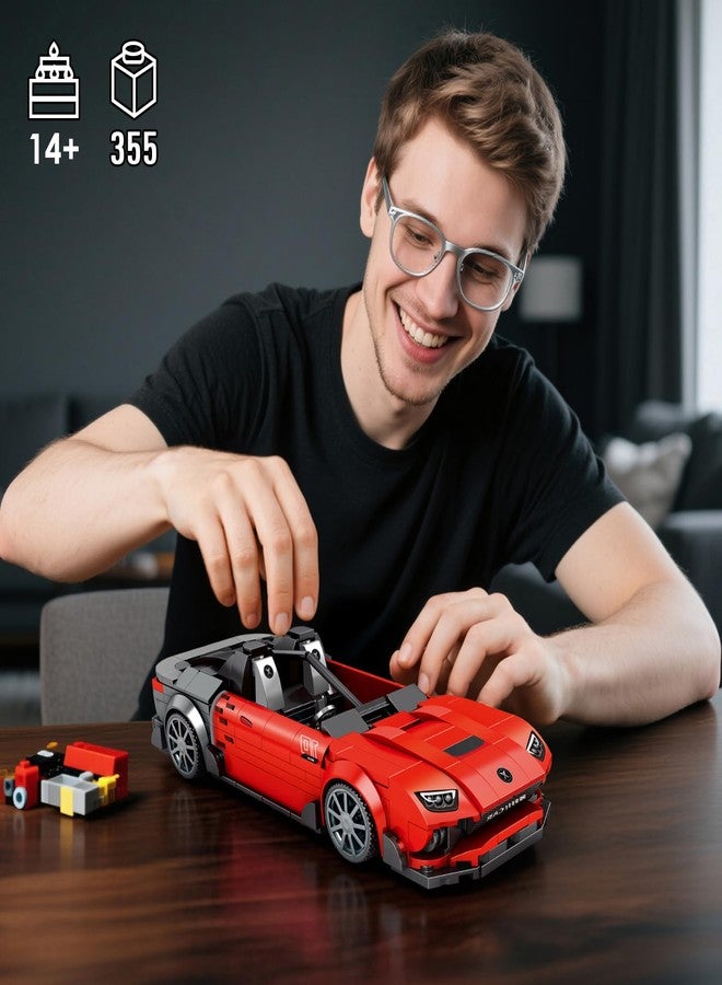 HIGH GODO Sports Car Building Set, MOC Racing Car Decor Model Kit, Cool Cars Toys Gifts for Adults Teens Age 14+ (355 Pieces) - Image 5