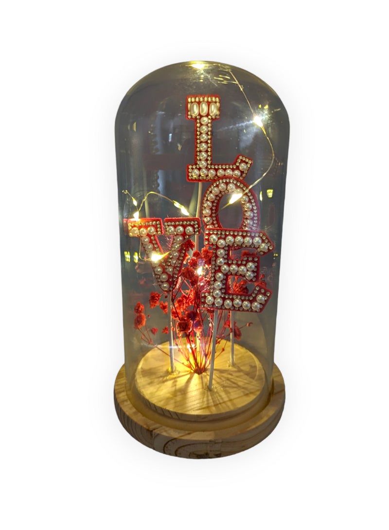 UNT love LED String Light With Glass Cover - Image 3