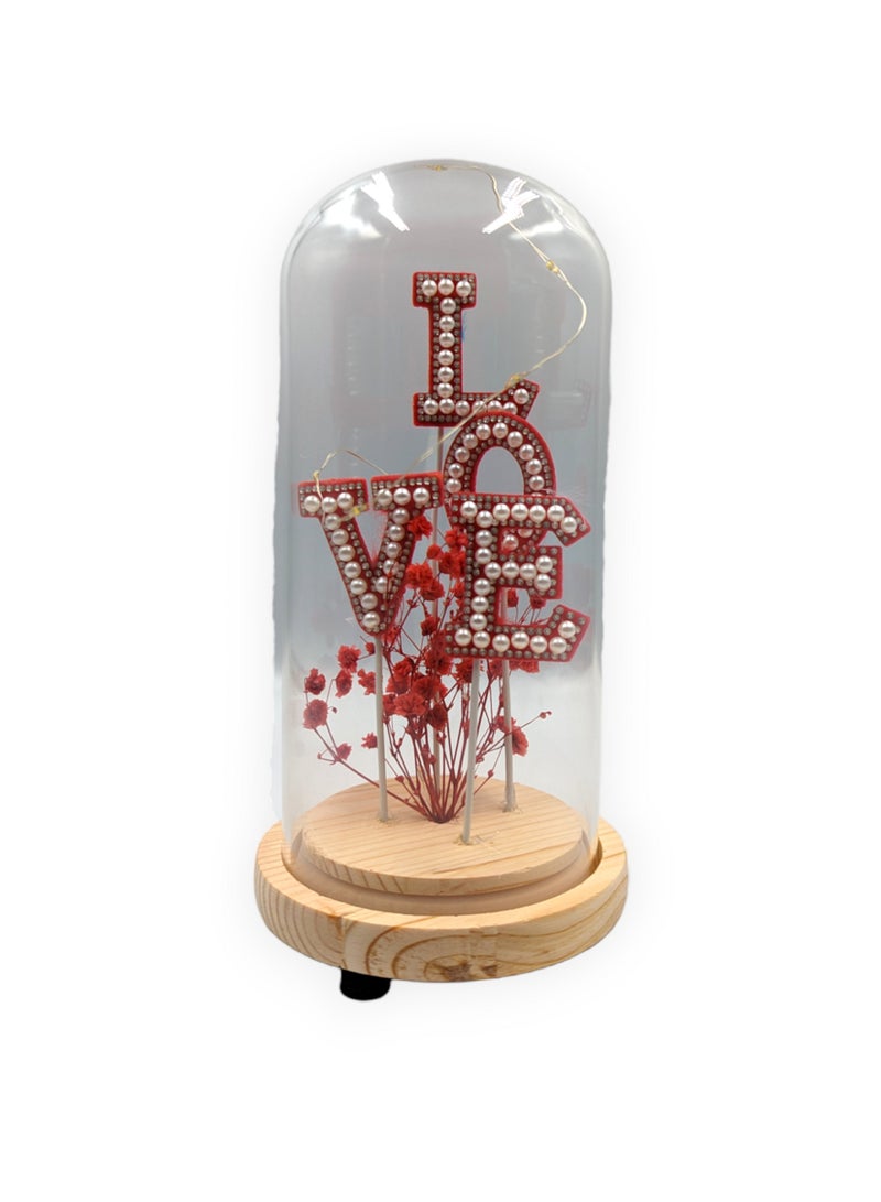 UNT love LED String Light With Glass Cover - Image 1