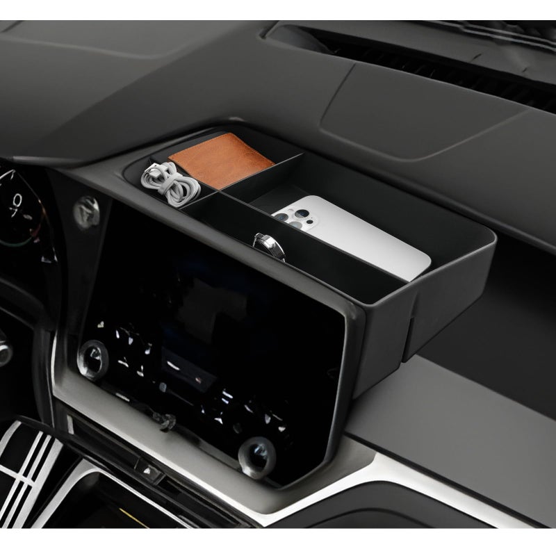 LUWU for 2025 2026 Lexus TX Dashboard Storage Tray 2024 2025 2026 Lexus TX 350/500h/550h+ 14-inch Behind Screen Organizer Center Console Display Box Dash Tray Lexus TX 2026 (Only for 14" Screen) - Image 1