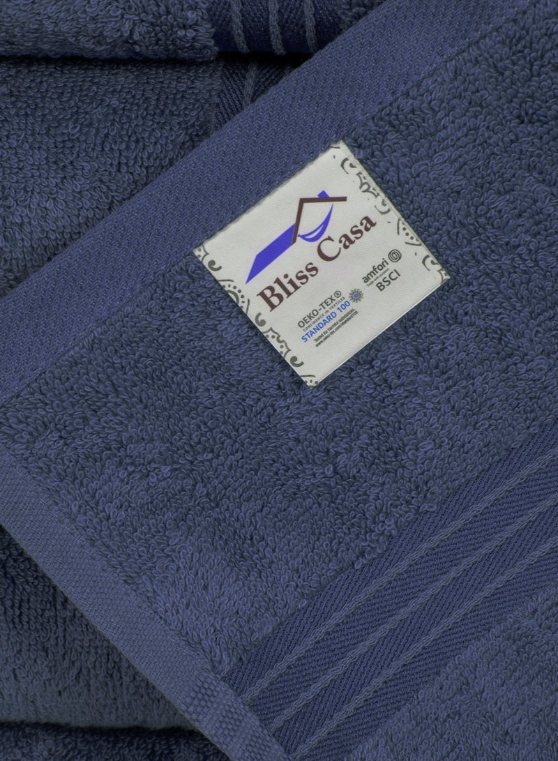 بليس كاسا Bliss Casa - مناشف يد كبيرة (6 عبوات، 50 × 100 سم) - 100% قطن ممشط - جودة ممتازة، فائقة النعومة وعالية الامتصاص، مناشف يد بجودة الفنادق والمنتجعات الصحية  - Image 4