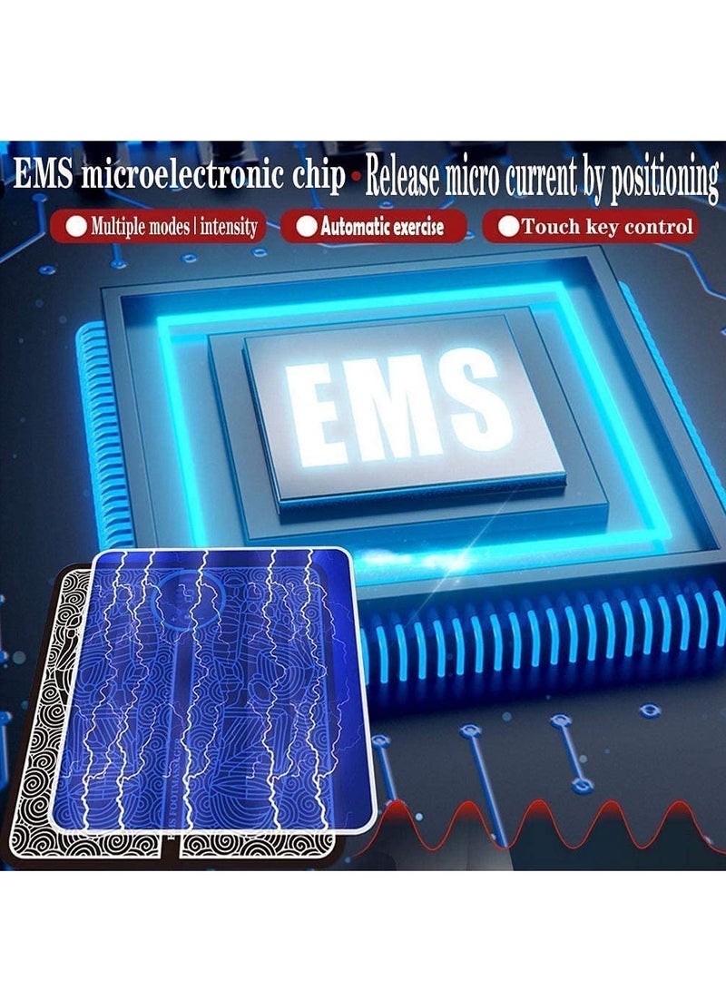 مدلك القدم لإعادة تشكيل الساقين حصيرة محمولة لتحفيز الساقين عميق للعجن يحسن الدورة الدموية تخفيف الألم سبا هدية منزلية مكتبية (نمط بطارية) - Image 5