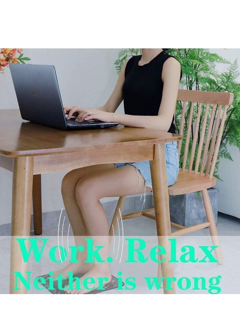 مدلك القدم لإعادة تشكيل الساقين حصيرة محمولة لتحفيز الساقين عميق للعجن يحسن الدورة الدموية تخفيف الألم سبا هدية منزلية مكتبية (نمط بطارية) - Image 4