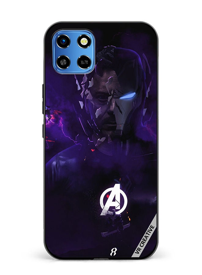 VR CREATIVE Protective Case Cover For Infinix Smart 6 HD Iron Man Avenger Design Multicolour - Image 1
