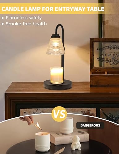 QUTADI Candle Warmer Lamp with Timer Dimmer, Birthday Gifts for Mom Women Friend Sister, House Warming Gifts, Wax Melt Warmer, Office Apartment Dorm Room Home Decor - Image 2