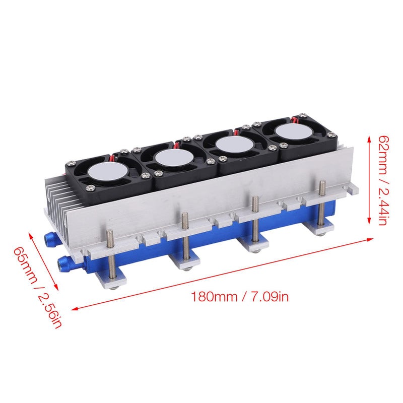 TEC1 12706 12V CPU Thermoelectric Cooler Fan 4 Chips DIY Air Cooling Device - Image 4