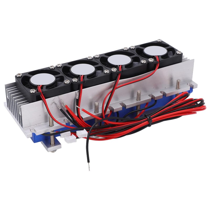TEC1 12706 12V CPU Thermoelectric Cooler Fan 4 Chips DIY Air Cooling Device - Image 2