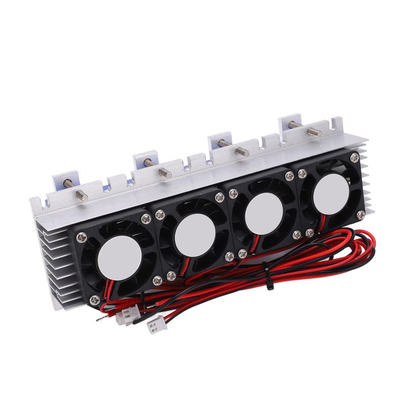 TEC1 12706 12V CPU Thermoelectric Cooler Fan 4 Chips DIY Air Cooling Device - Image 3