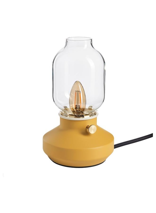 Zaboon Table lamp, dimmable dark yellow, 25 cm - Image 1