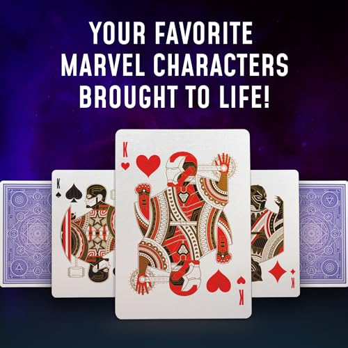 theory11 Avengers Purple Edition Premium Playing Cards Marvel Studios The Infinity Saga Deck - Image 5